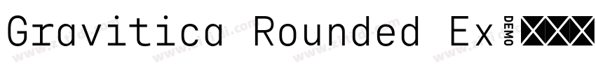 Gravitica Rounded Ex字体转换